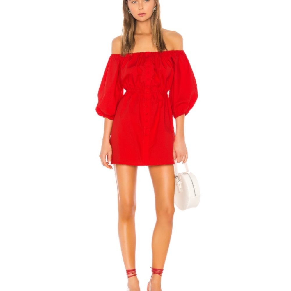 Camila Coelho x Revolve Archer Off Shoulder Dress